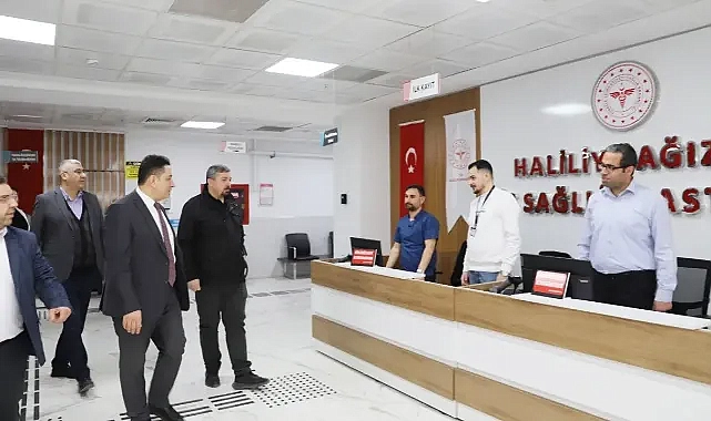 Solmaz, Haliliye Semt Polikliniğinde incelemelerde bulundu!