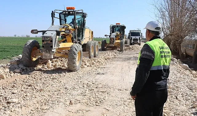 Urfa’da 50 mahalleyi ilgilendiren yolda çalışma!