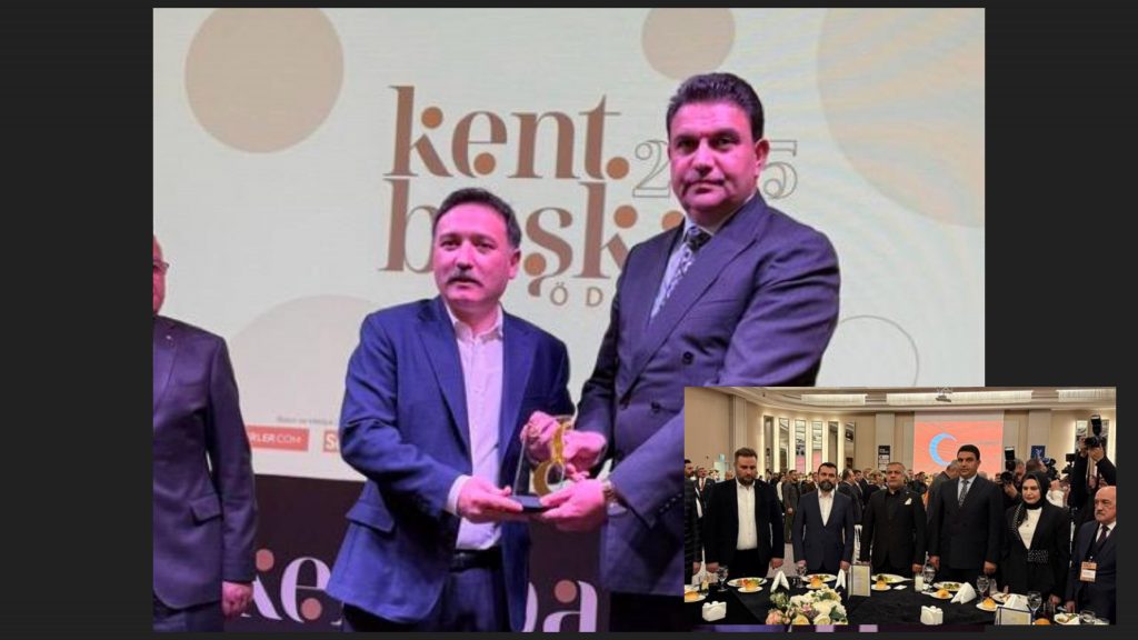 BAŞKAN GÜLPINAR’A “YILIN EN BAŞARILI BELEDİYE BAŞKANI” ÖDÜLÜ