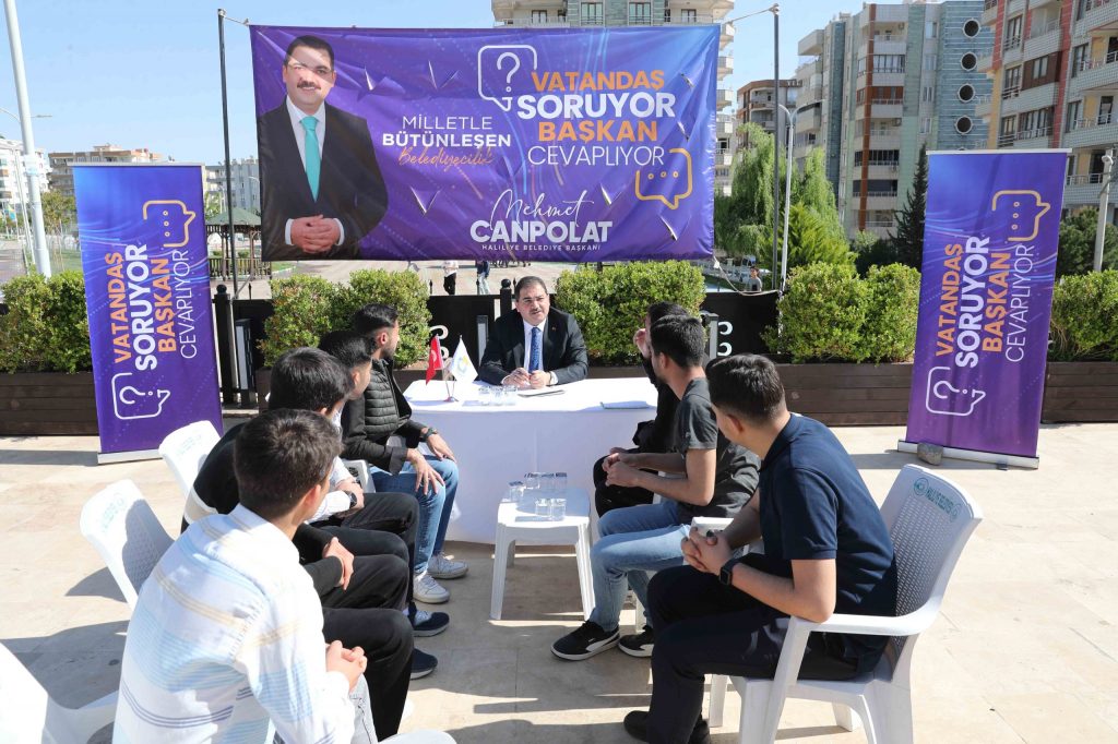 BAŞKAN CANPOLAT VATANDAŞLARLA BULUŞTU