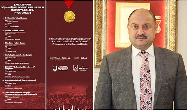 Başkan Gülpınar: Nice Asırlara, İstiklal Madalyalı Şanlı Şehir Şanlıurfa!