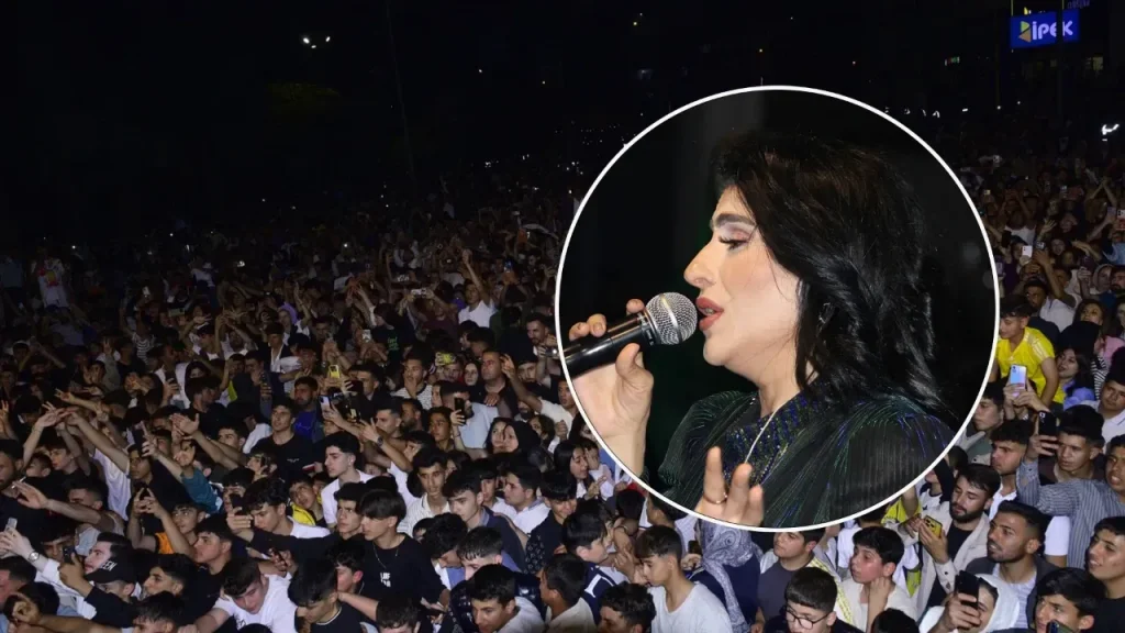 Rojda sahne aldı! Ceylanpınar’da on binler buluştu!