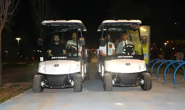 Eyyübiye Millet Bahçesi’ne Elektrikli Araç Hizmeti