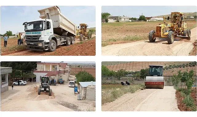 Haliliye Belediyesi Kırsal Mahallelerde Konforlu Yol Çalışmalarını Sürdürüyor