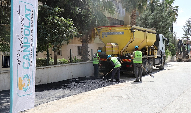 Haliliye Belediyesi’nden Paşabağı Mahallesi’ne Sıcak Asfalt Çalışması