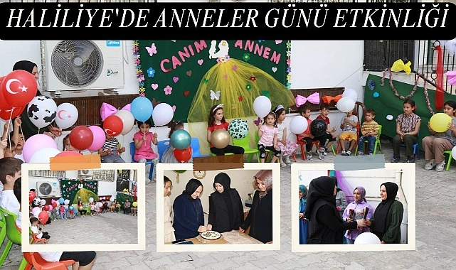 Haliliye’de Anneler Günü Etkinliği