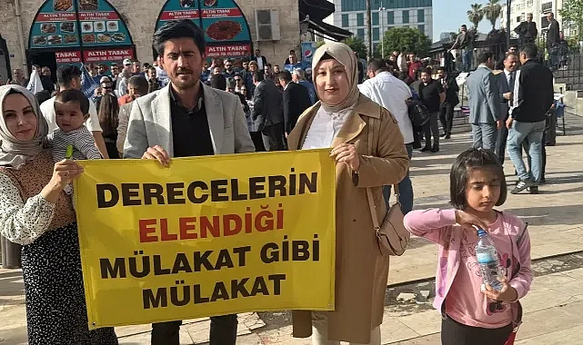 Mülakat mağduru öğretmenler Urfa’da sahadaydı!