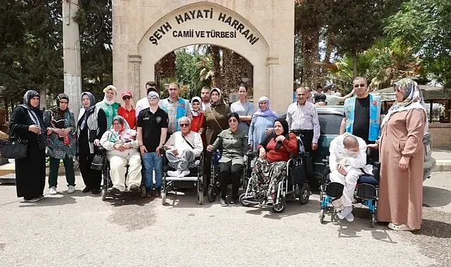 Özyavuz Engellileri Yaşatma ve Dayanışma Derneği Üyelerini Harran’da ağırladı