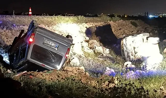 Yaralılar var! Şanlıurfa’da şarampole devrildi!