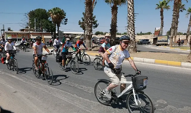 200 bisikletçi Harran’da pedal çevirdi!