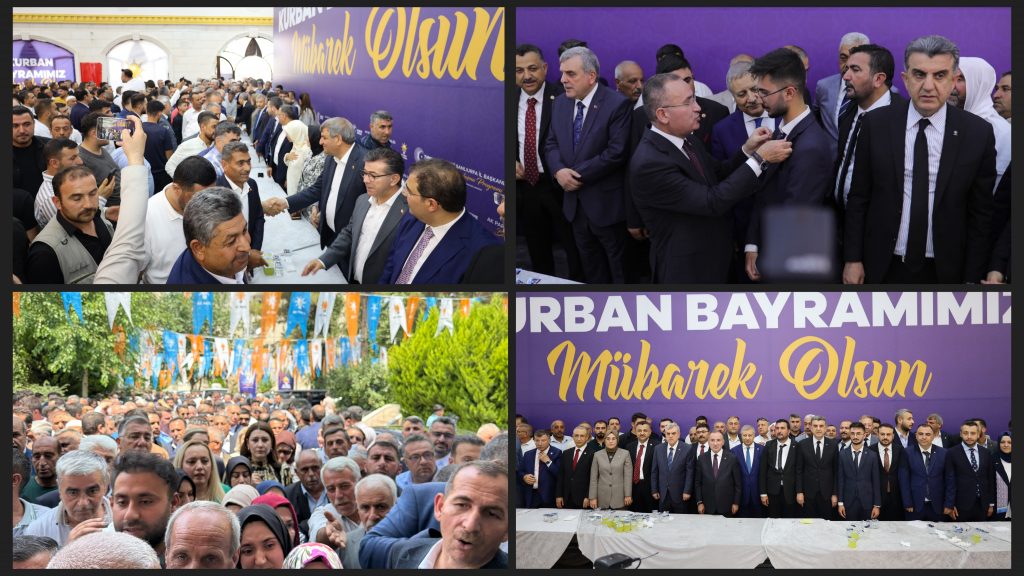 AK Parti Şanlıurfa İl Başkanlığı Bayramlaşma Programını Yoğun Katılımla Düzenledi.