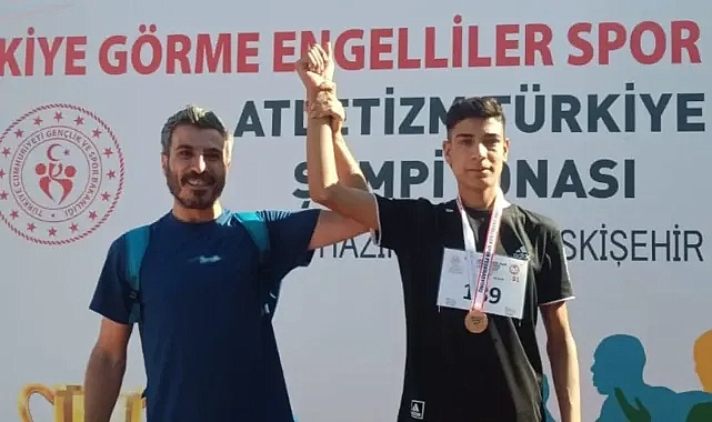 Engelini azmiyle yendi! Şanlıurfalı sporcu Türkiye Şampiyonu oldu!