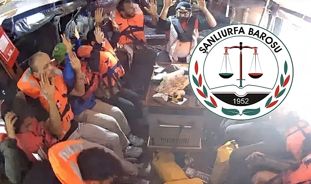 Şanlıurfa Barosu’ndan İsrail’in müdahalesine tepki!