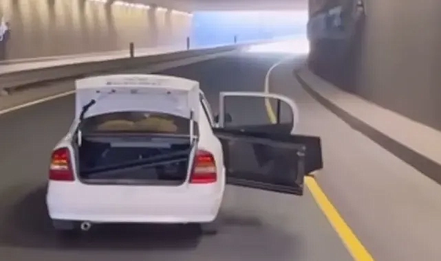 Şanlıurfa’da görenler gözlerine inanamadı! Kapı, bagaj açık gitti!