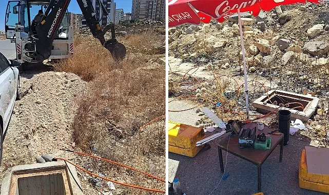 Şanlıurfa’da yangın mahalleyi internetsiz bıraktı!