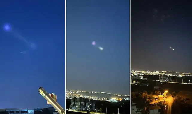 Şanlıurfa semalarında göründüler! İran füzeleri mi?