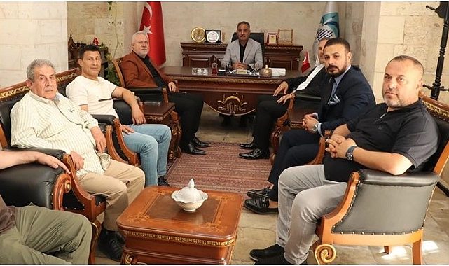 Şanlıurfaspor’dan Eyyübiye Belediye Başkanı Mehmet Kuş’a Ziyaret