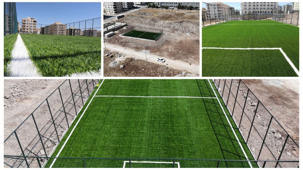 SEYRANTEPE’DE GENÇLER İÇİN YENİ SEMT SAHASI KAZANDIRILIYOR