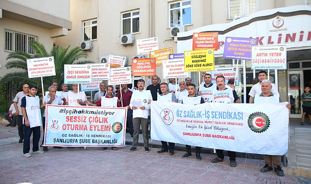 Kamu İşçilerinden Şanlıurfa’da Sessiz Eylem: “Hakkımızı Alıncaya Kadar Susmayacağız”