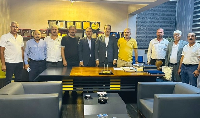 Mustafa Yavuz, Şanlıurfa Tüm Muhtarlar Federasyonu’nu Ağırladı