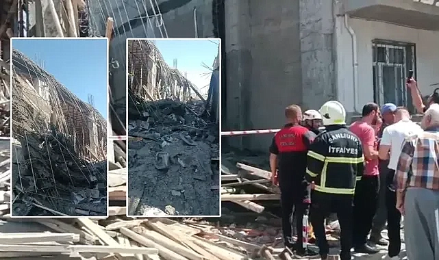 Şanlıurfa’da inşaatta çökme meydana geldi! Yaralılar var!