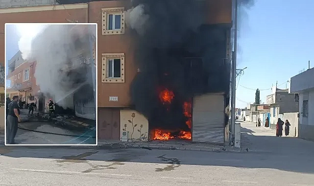 Şanlıurfa’da korkutan depo yangını!