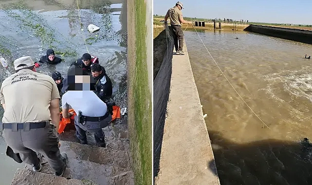 Acı haber geldi! Urfa’da kanala giren gencin cansız bedenine ulaşıldı!