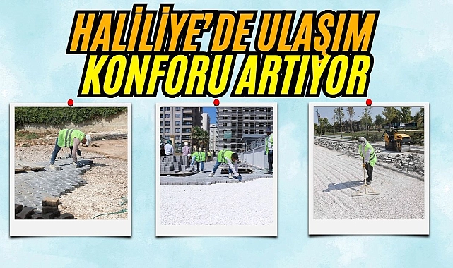 Haliliye Belediyesi’nden 3 Mahallede Hummalı Üstyapı Çalışması