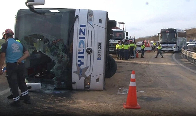 Otobüs devrildi: Çok sayıda ölü ve yaralı var!