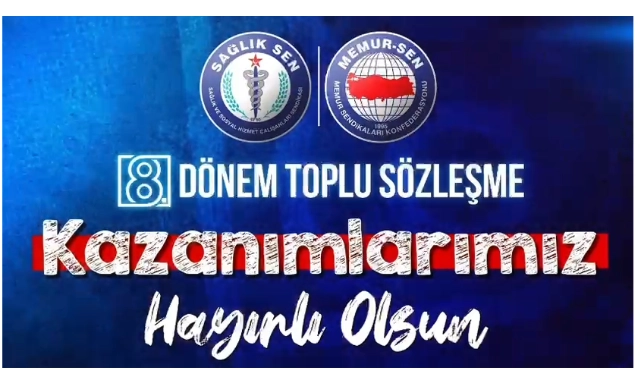 Sağlık-Sen toplu sözleşme kazanımlarını açıkladı. 