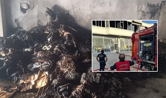 Şanlıurfa’da tekstil atölyesinde yangın çıktı!