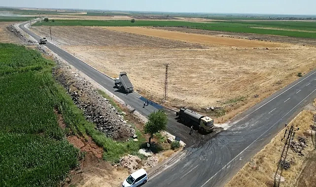 Viranşehir Kırsalında 6 Km’lik Sathi Asfalt Çalışması Tamamlandı