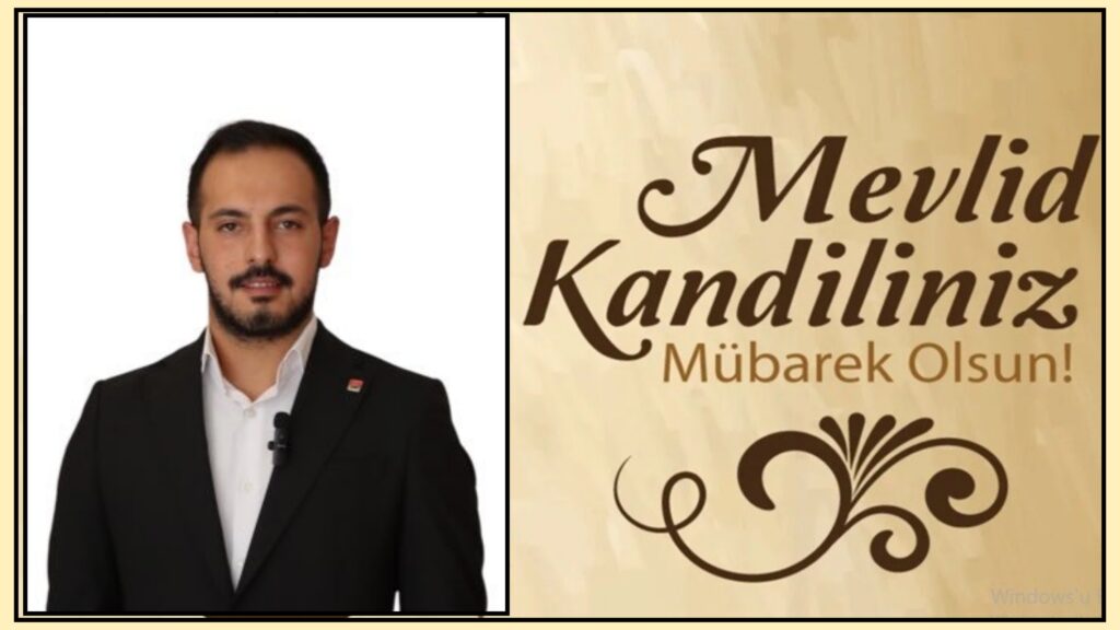 CHP Şanlıurfa Gençlik Kolları İl Başkanı Üveys İzol’un Mevlid Kandili Mesajı