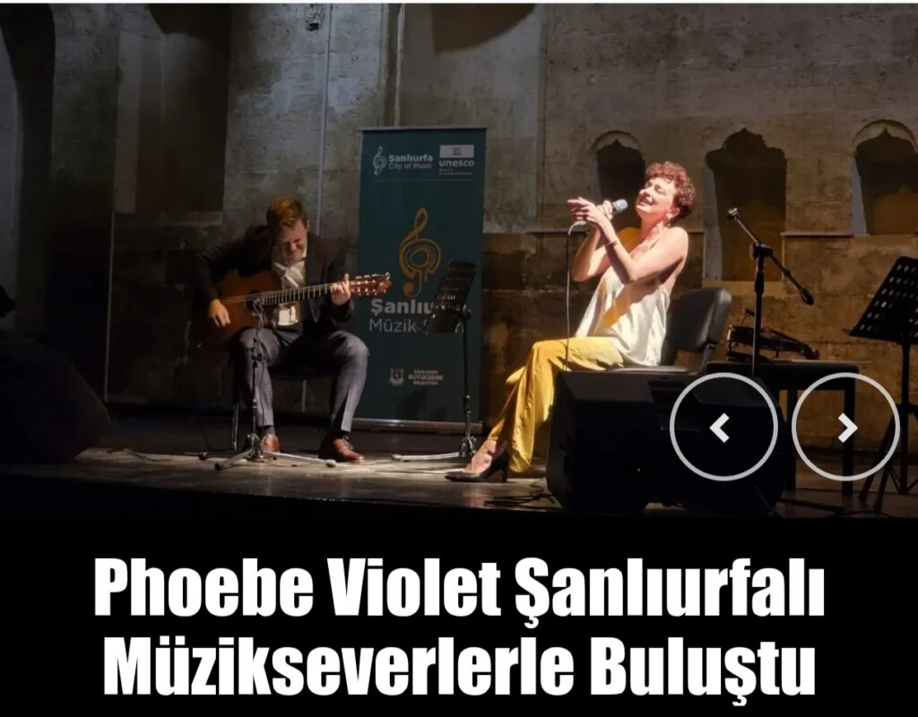 Phoebe Violet Şanlıurfalı Müzikseverlerle Buluştu