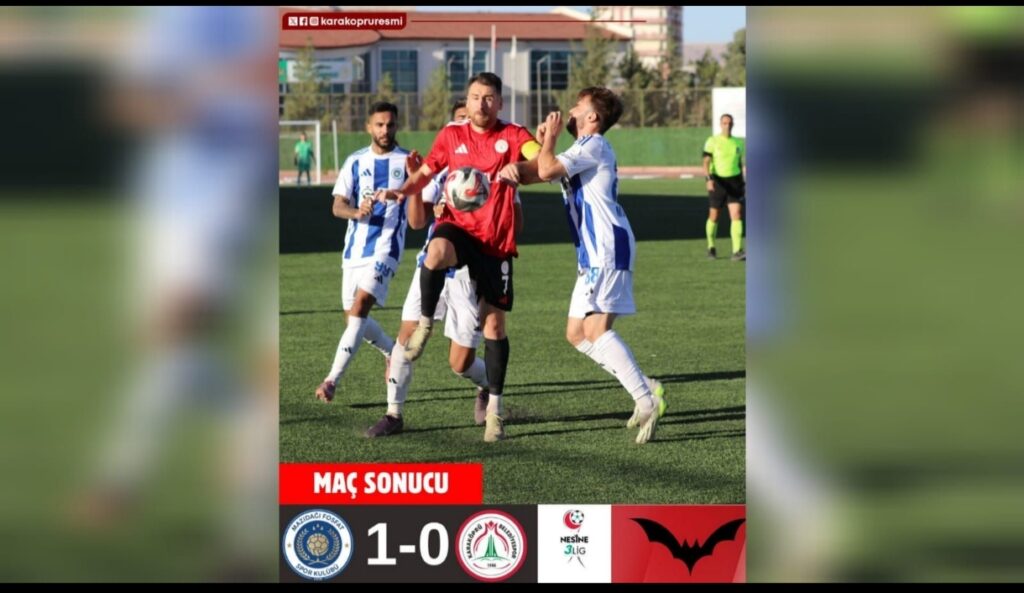 Karaköprü Belediyespor Deplasmanda Mazıdağı Fosfatspor’a Boyun Eğdi