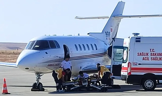 Ağır yaralanmıştı! Urfa’da uçak ambulans havalandı!