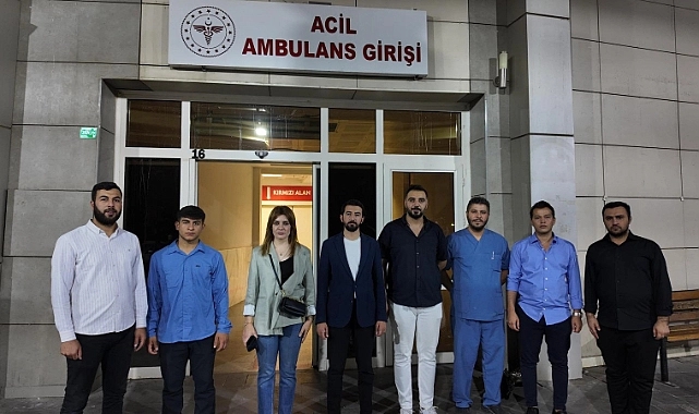 AK Parti Haliliye İlçe Gençlik Kollarından Hastane Ziyareti