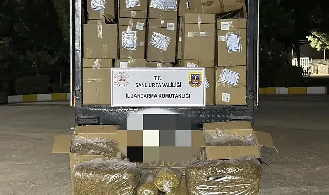 Çay, sigara, tütün… Şanlıurfa’da operasyon