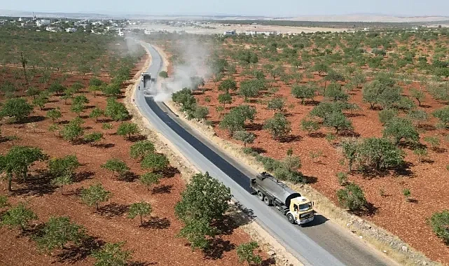 Halfeti’de kırsal yollar yenileniyor