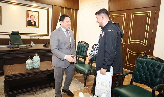 Şampiyon Sporcudan Kaymakam Ziyareti