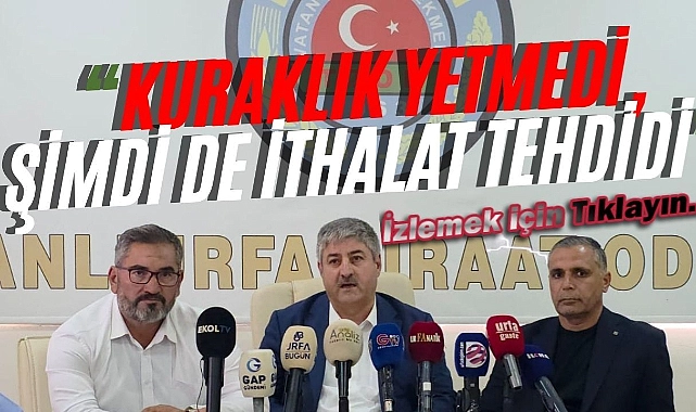 Şanlıurfa’da Ziraat Odası ve Fıstık Sektöründen İthalat Tepkisi