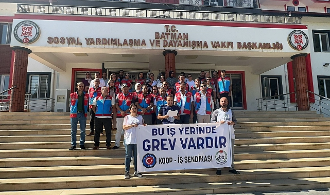 SYDV Çalışanları Grevde: “Biz Varız, Güçlüyüz, Biriz!”
