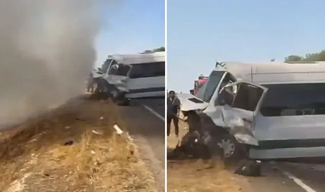 Urfa’da feci kaza! 2 kişi yanarak can verdi!