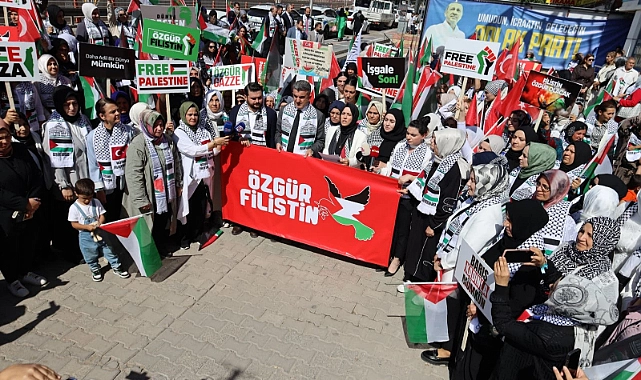 AK Parti Şanlıurfa Kadın Kollarından Gazze’deki Zulme Tepki