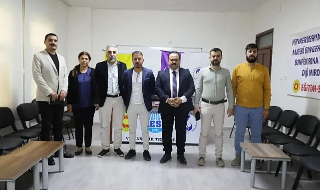 Başkan İnan’dan Eğitim-Sen’e Ziyaret Eğitimde İş Birliği ve Ortak Projeler Masaya Yatırıldı