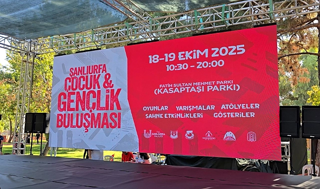 Eyyübiye Belediyesi Çocuk ve Gençlik Buluşmasına Renk Kattı