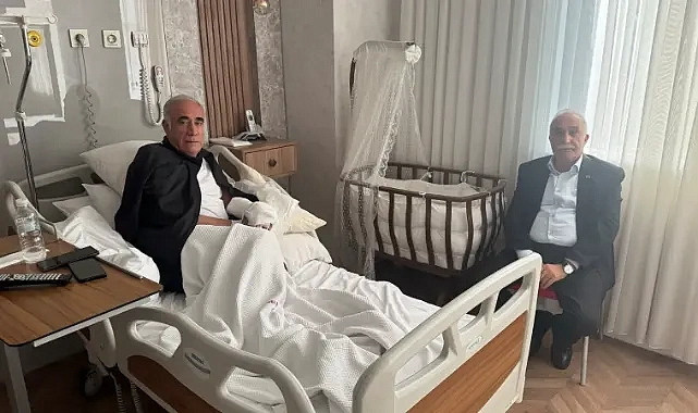 Kaza geçirmişti! Fakıbaba’dan Aydınlık’a geçmiş olsun ziyareti!