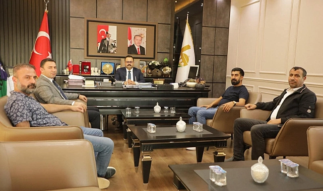 Organize Sanayi Heyetinden Başkan İnan’a Ziyaret