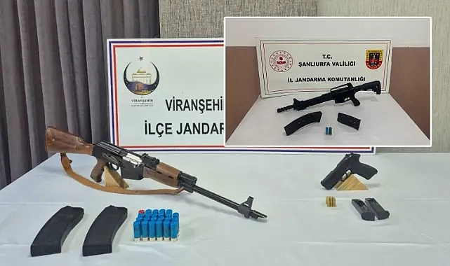 Şanlıurfa’da operasyon! Ruhsatsız silah ve mühimmat ele geçirildi!
