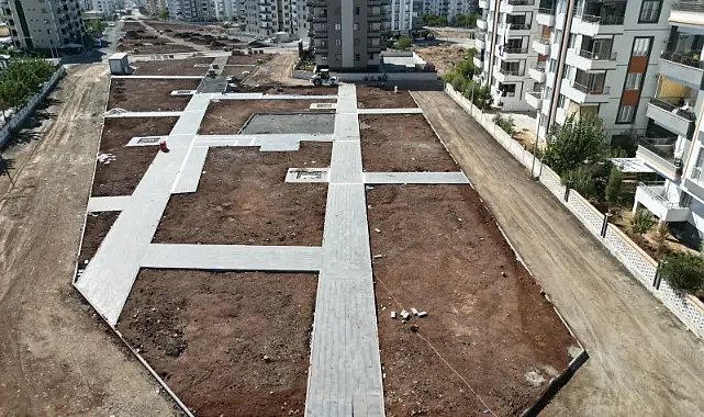 Siverek’teki devasa park alanında çalışmalar devam ediyor